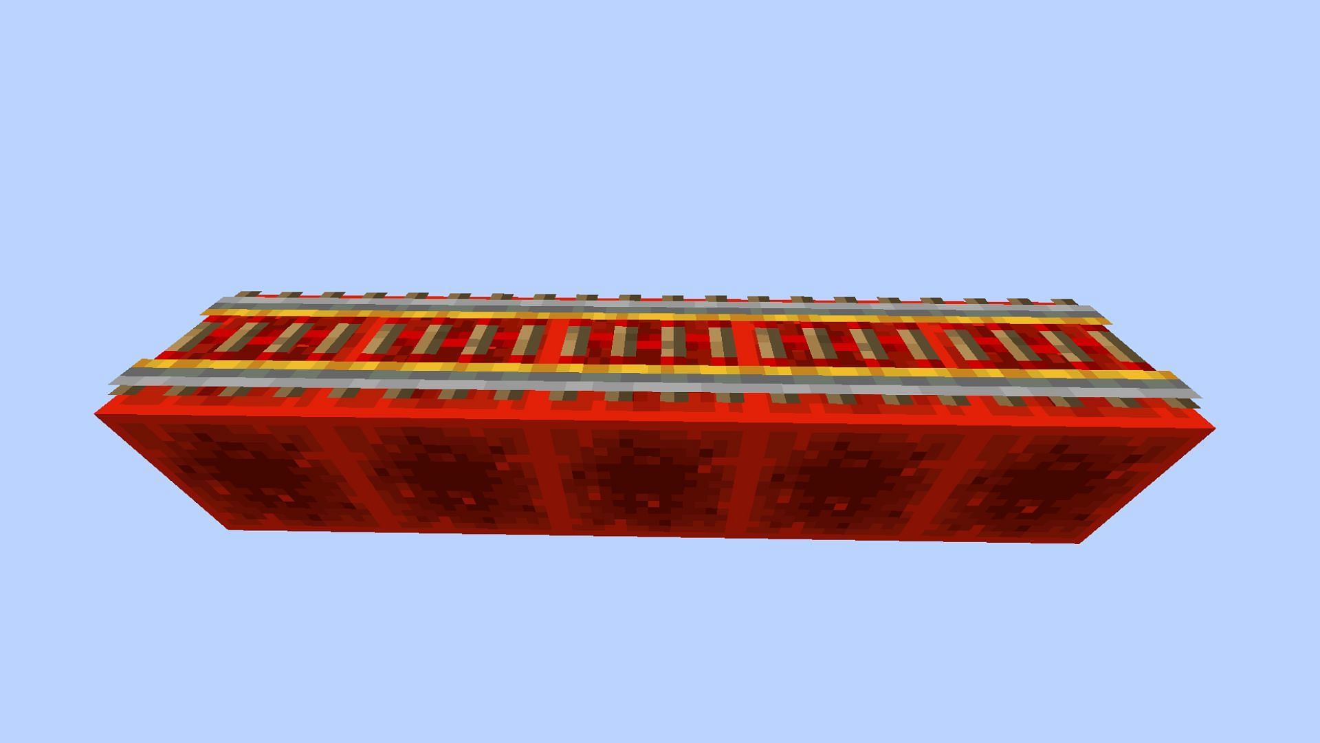 Blocks of redstone are the main source of power in many Minecraft builds (Image via Mojang)