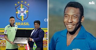 Neymar shares emotional message for Pele after becoming Brazil’s all-time top scorer