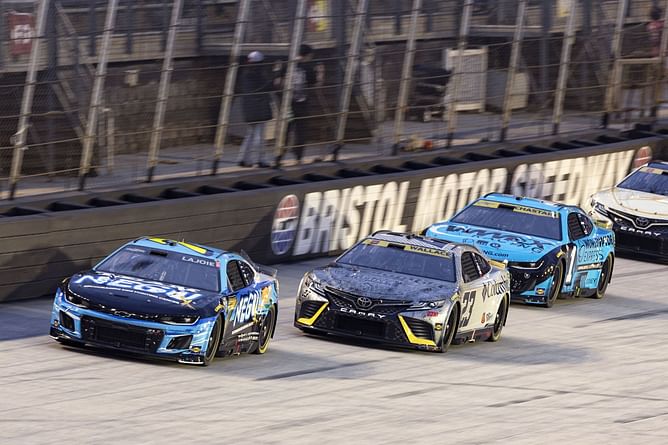WATCH: A spinning Corey LaJoie wipes Joey Logano out of NASCAR Round of 12 contention