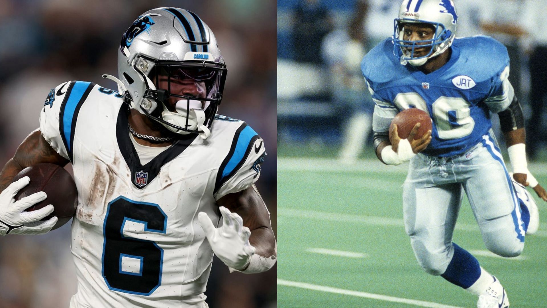 Miles Sanders and Barry Sanders have been linked with the same last name. 