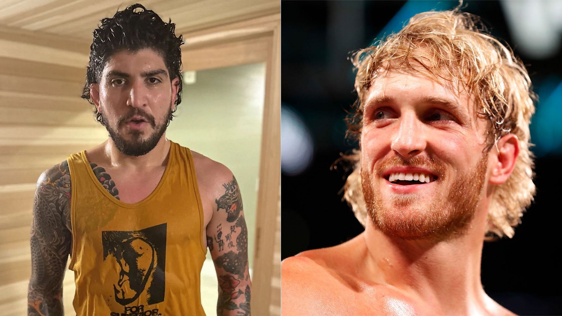 Logan Paul shares unseen footage from the face-off with Dillon Danis (Image via Sportskeeda)