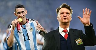 Angel Di Maria responds to Louis van Gaal's claims that FIFA World Cup was rigged for Lionel Messi and Argentina
