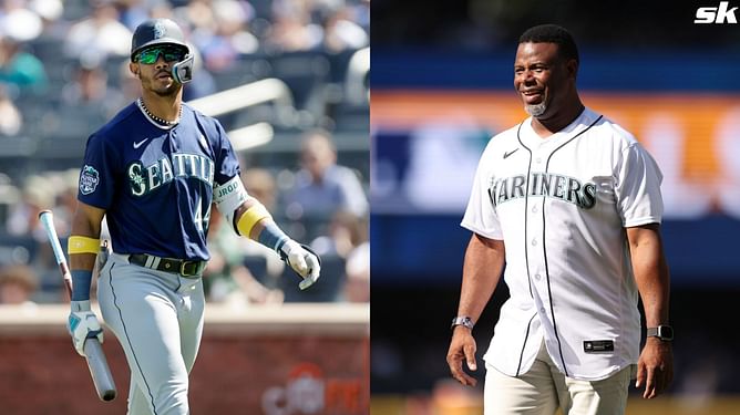 Julio Rodriguez credits Mariners icon Ken Griffey Jr. for record-breaking year