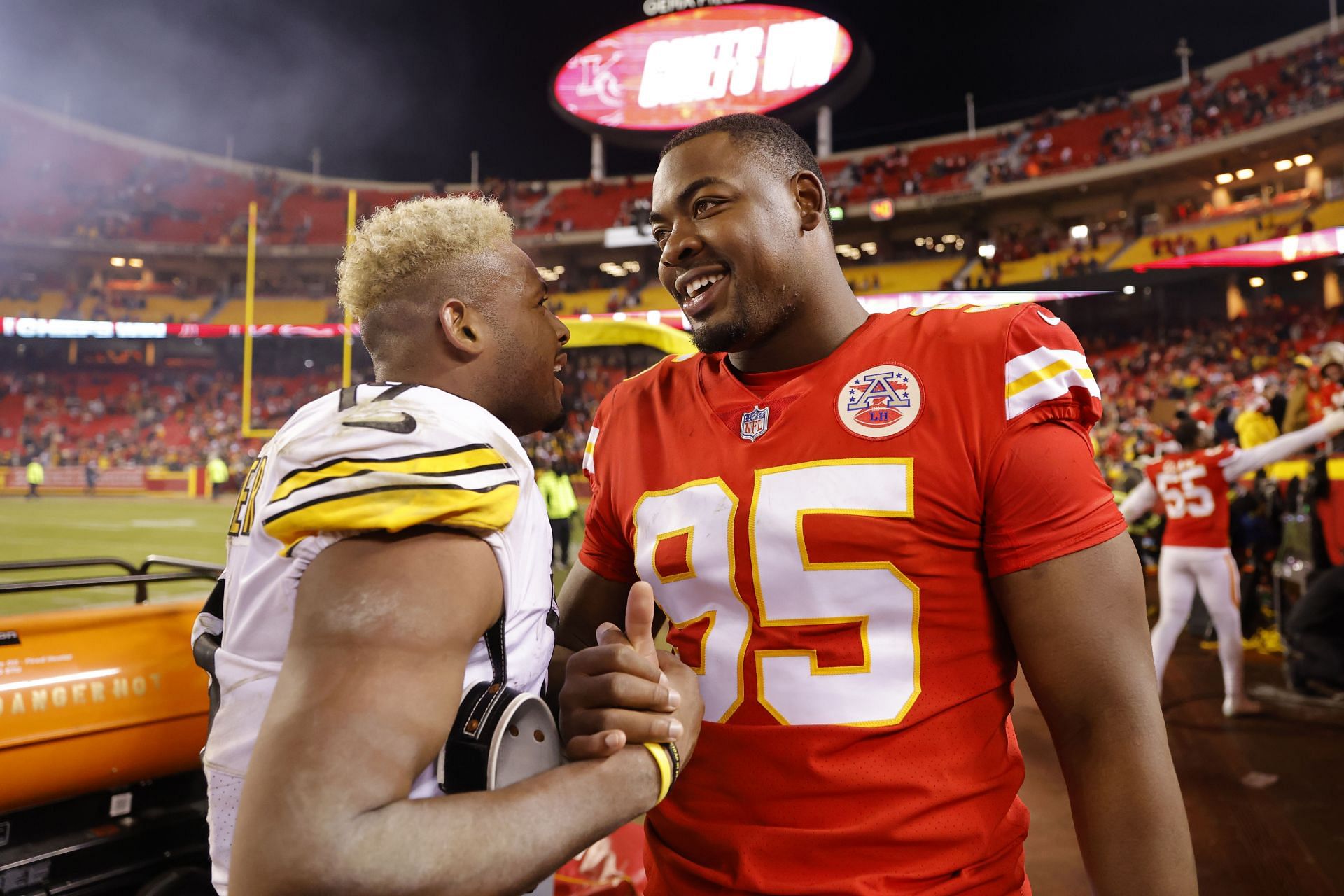 Chris Jones at AFC Wild Card Playoffs - Pittsburgh Steelers v Kansas City Chiefs