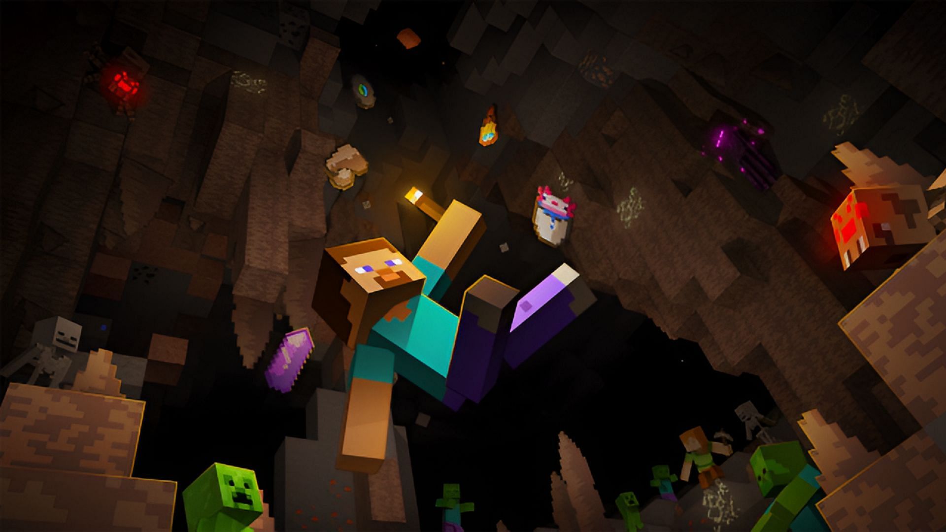 Bare Bones re-envisions Minecraft as it looks in its promotional trailers. (Image via RobotPants/MCPEDL)