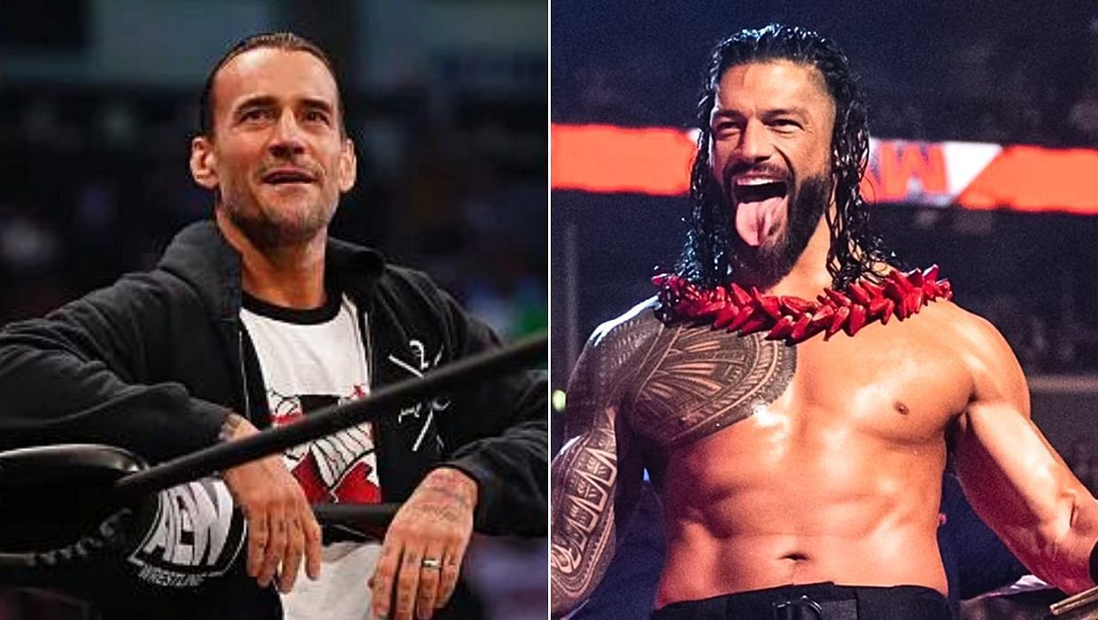 CM Punk/Universal Champion Roman Reigns