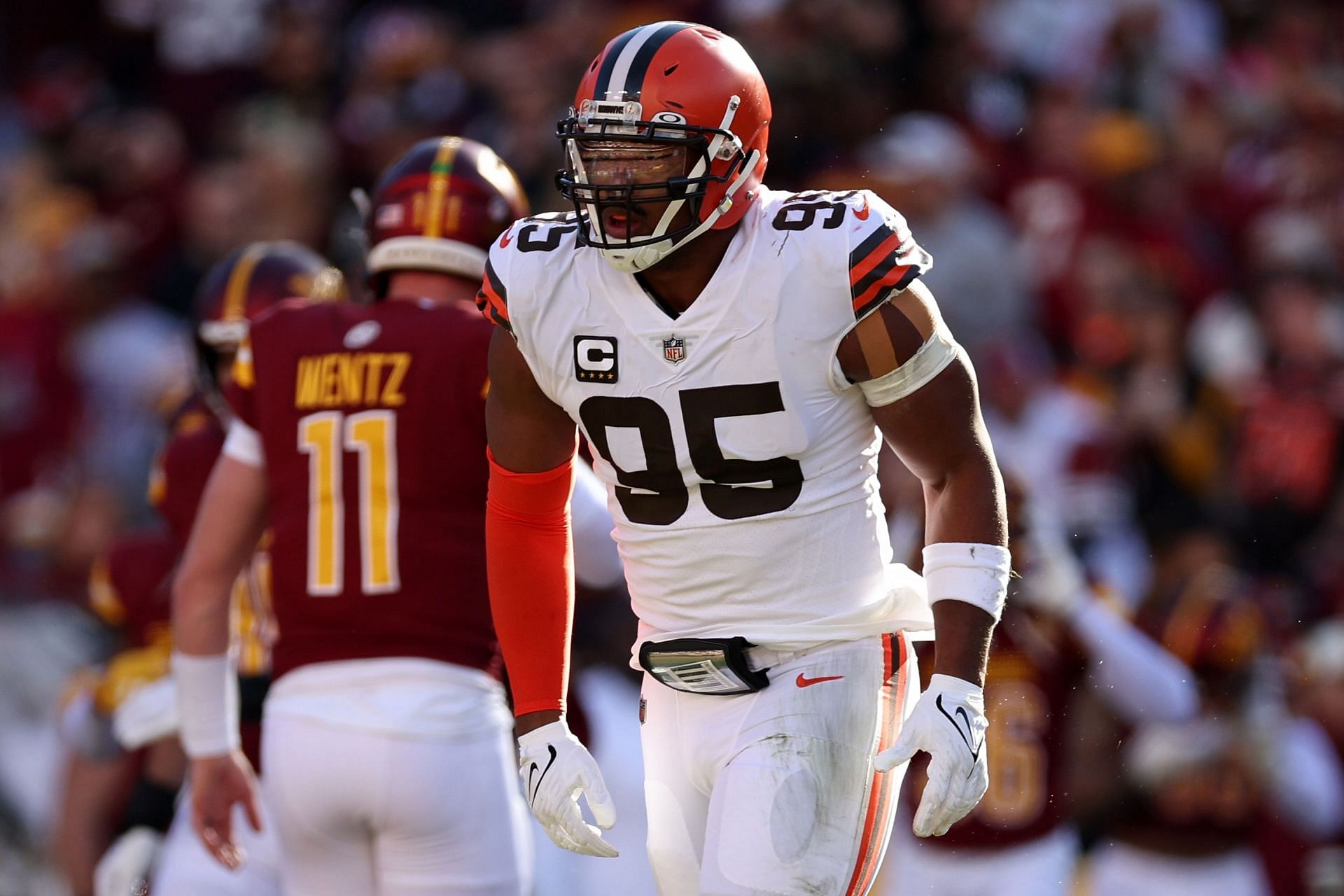 NFL Regular Season: Cleveland Browns v Washington Commanders