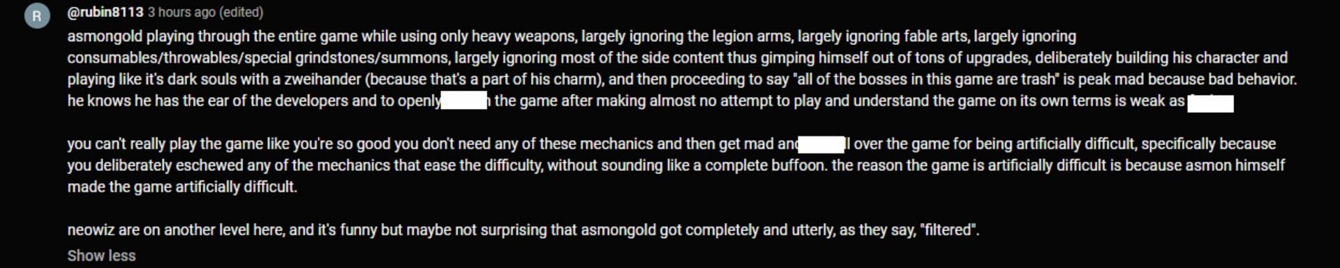 Bosses in this game are trash - Asmongold critiques Lies of P, claims  bosses are not fun and badly designed