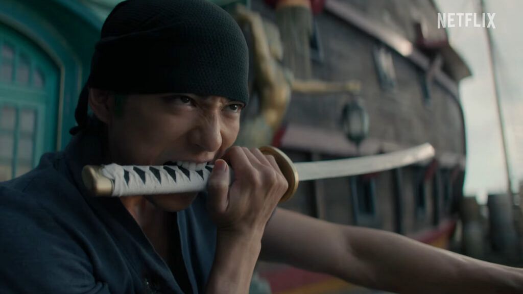 Zoro as seen in One Piece live-action series (Image via Netflix)
