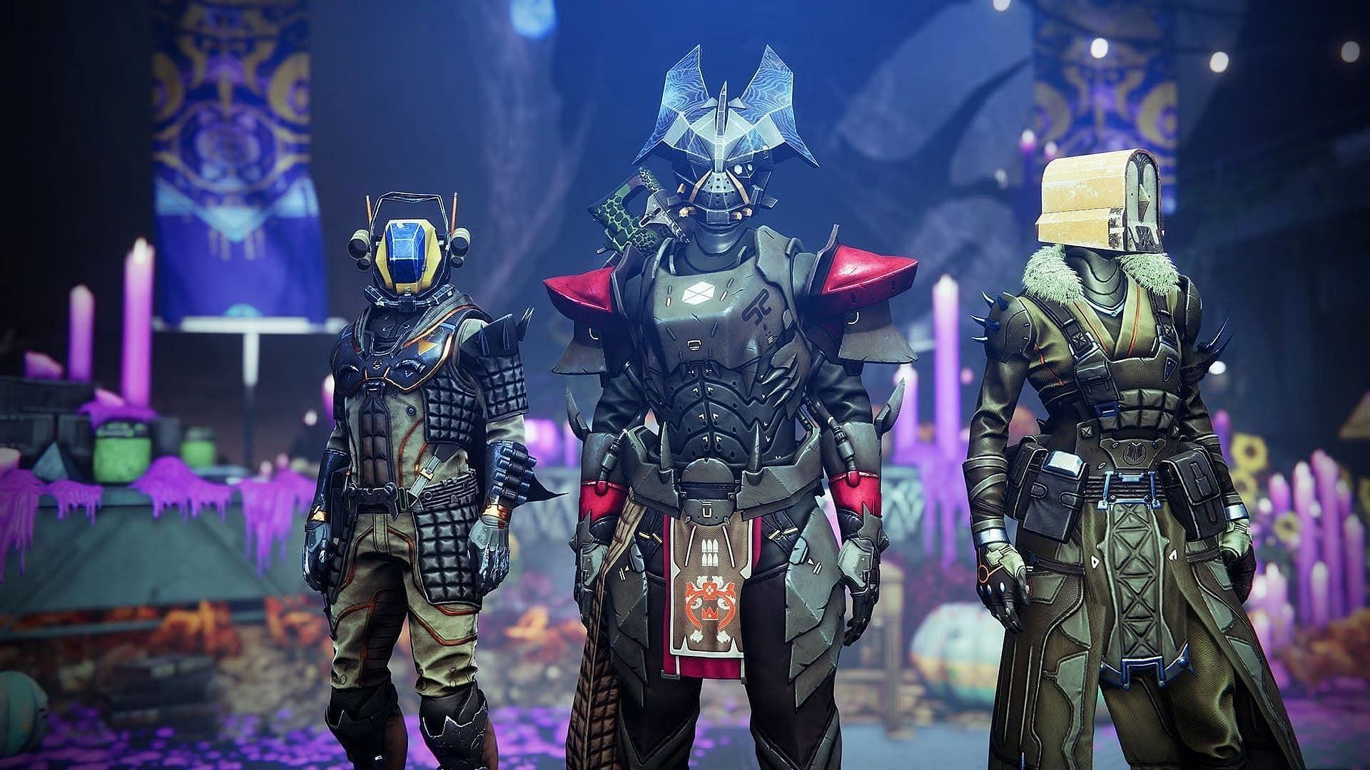 The Destiny 2 Festival of the Lost Armor sets (Image via Bungie)