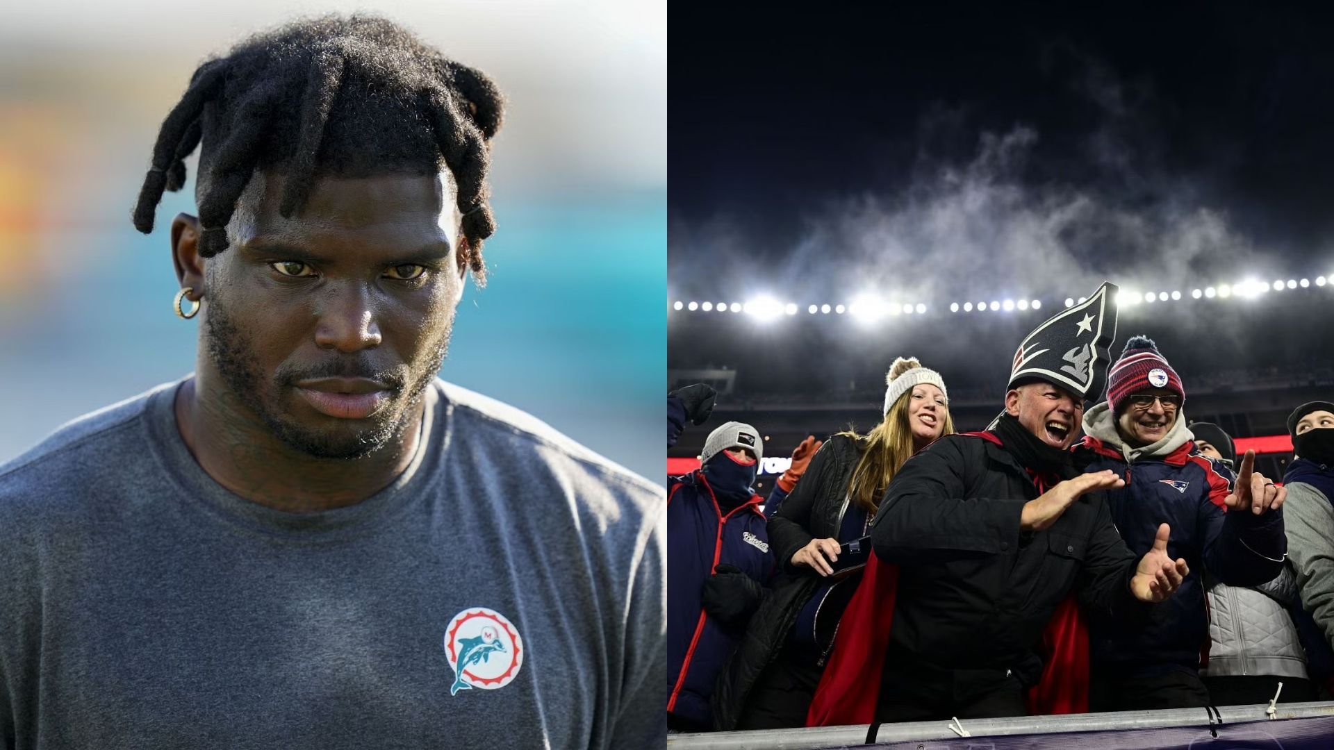 Dolphins WR Tyreek Hill: Patriots fans are some of 'worst fans' in NFL