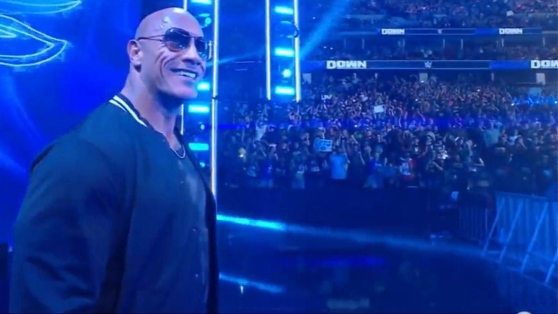 The Rock made an unannounced appearance on WWE SmackDown tonight.