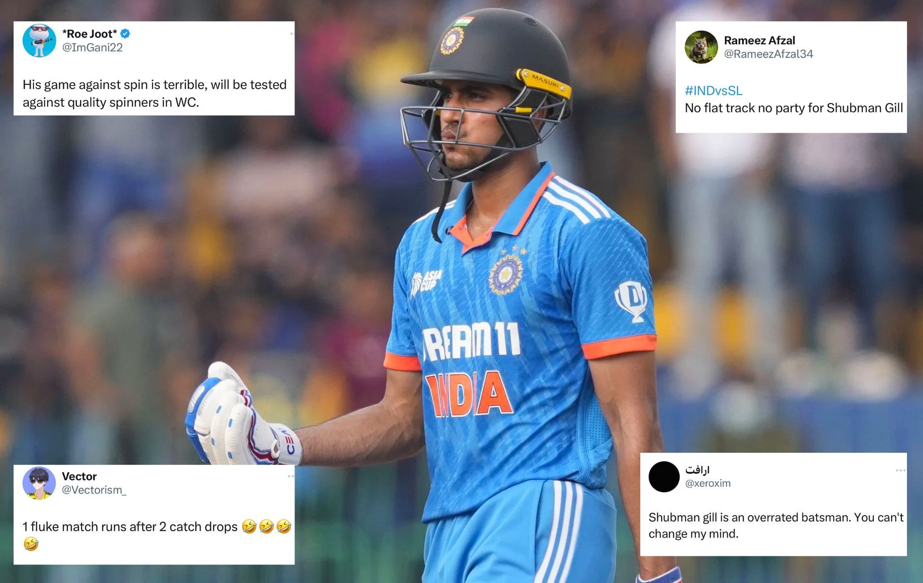 Shubman Gill couldn