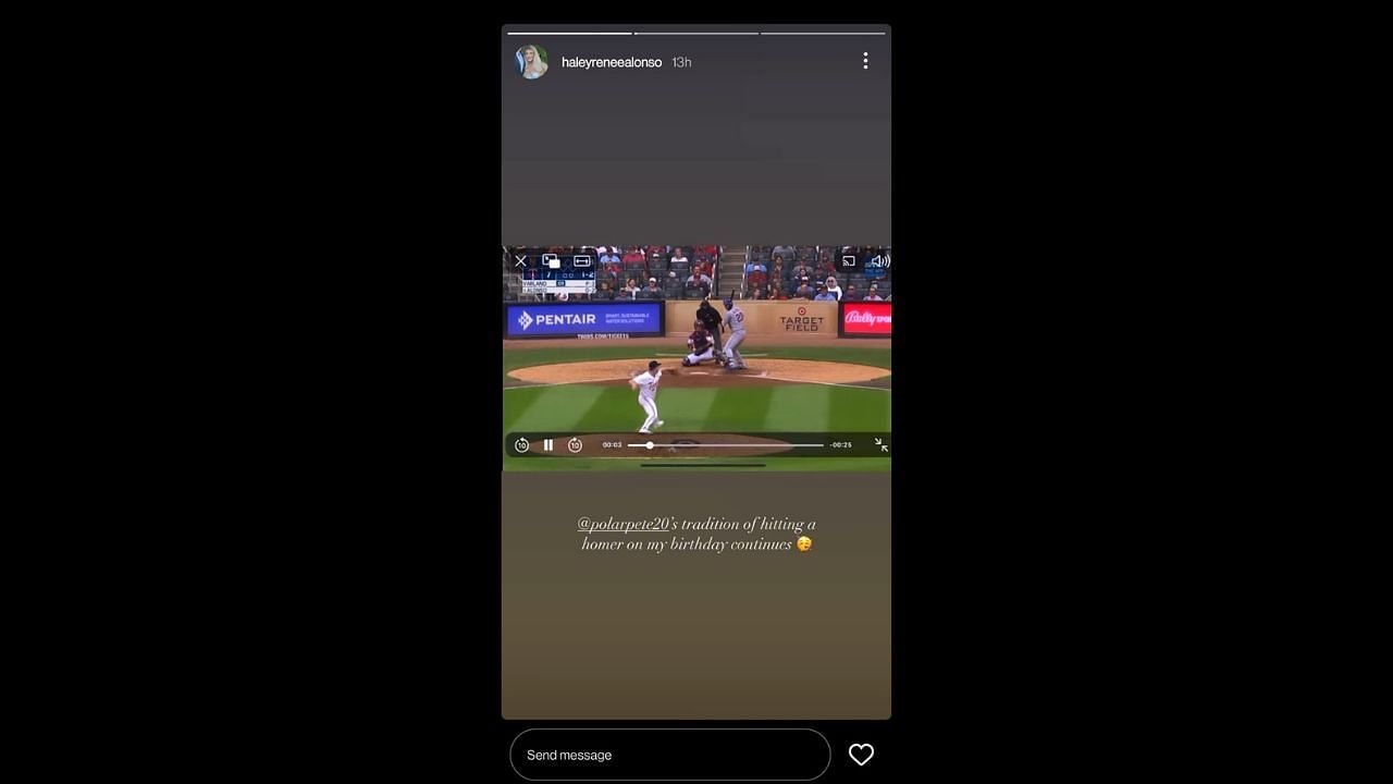 Pete Alonso hit another home run on his wife&#039;s birthday