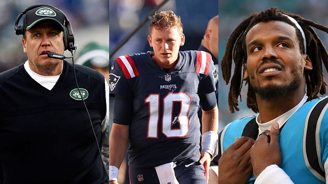 “You sounding like a hater” - Cam Newton calls out Rex Ryan for ‘peashooter’ comments on Mac Jones