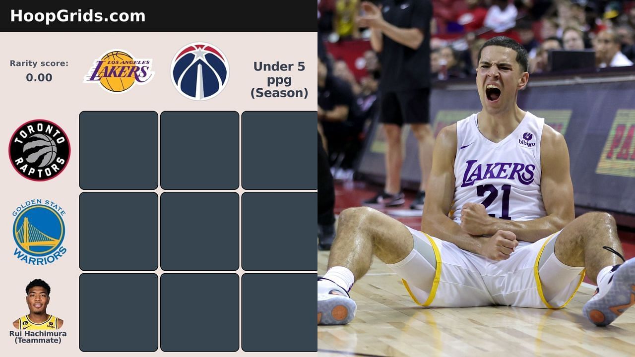 Answers to the September 25 NBA HoopGrids puzzle are here