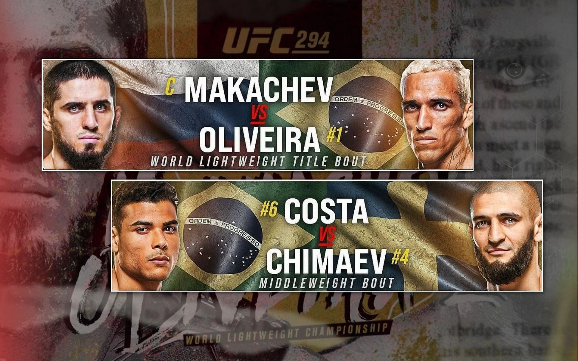 UFC 294 start time: UFC 294 start time: When does the Abu Dhabi card ...