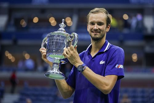 Daniil Medvedev won the US Open in 2021.