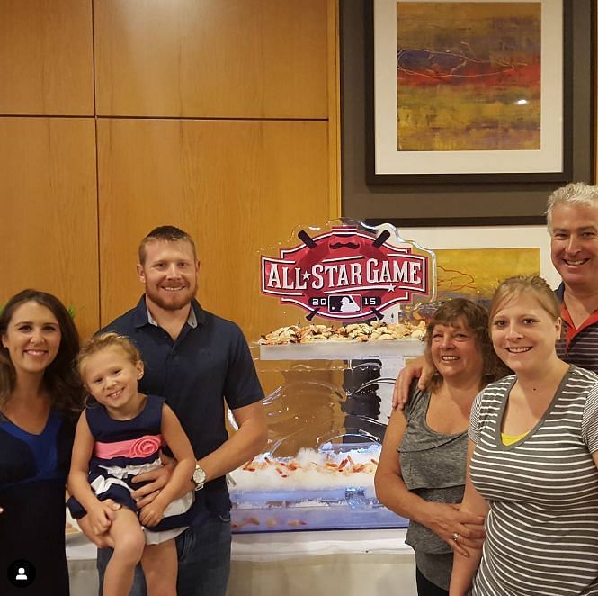 Mark Melancon with his family