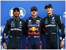 “He wants to see blood”: George Russell wanting to see Max Verstappen and Lewis Hamilton on a road trip together sends F1 fans into a frenzy
