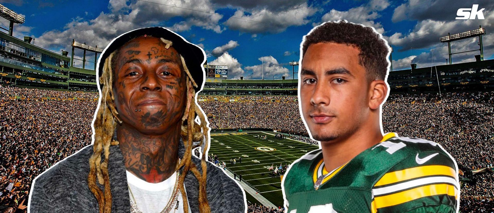 Lil Wayne Leads Green Bay Packers On The Field Against Detroit Lions –