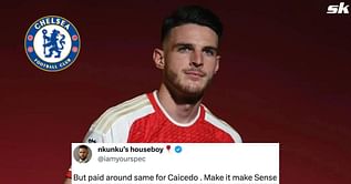"But paid around same for Caicedo, make it make sense" – Fans react as reason behind Chelsea's decision to snub Declan Rice transfer emerges