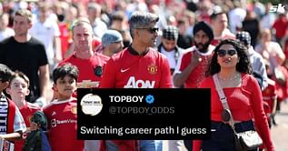 "Already searching for a new job"- Fans react as Manchester United star spotted hanging out alongside Tommy Fury ahead of latter's fight with KSI
