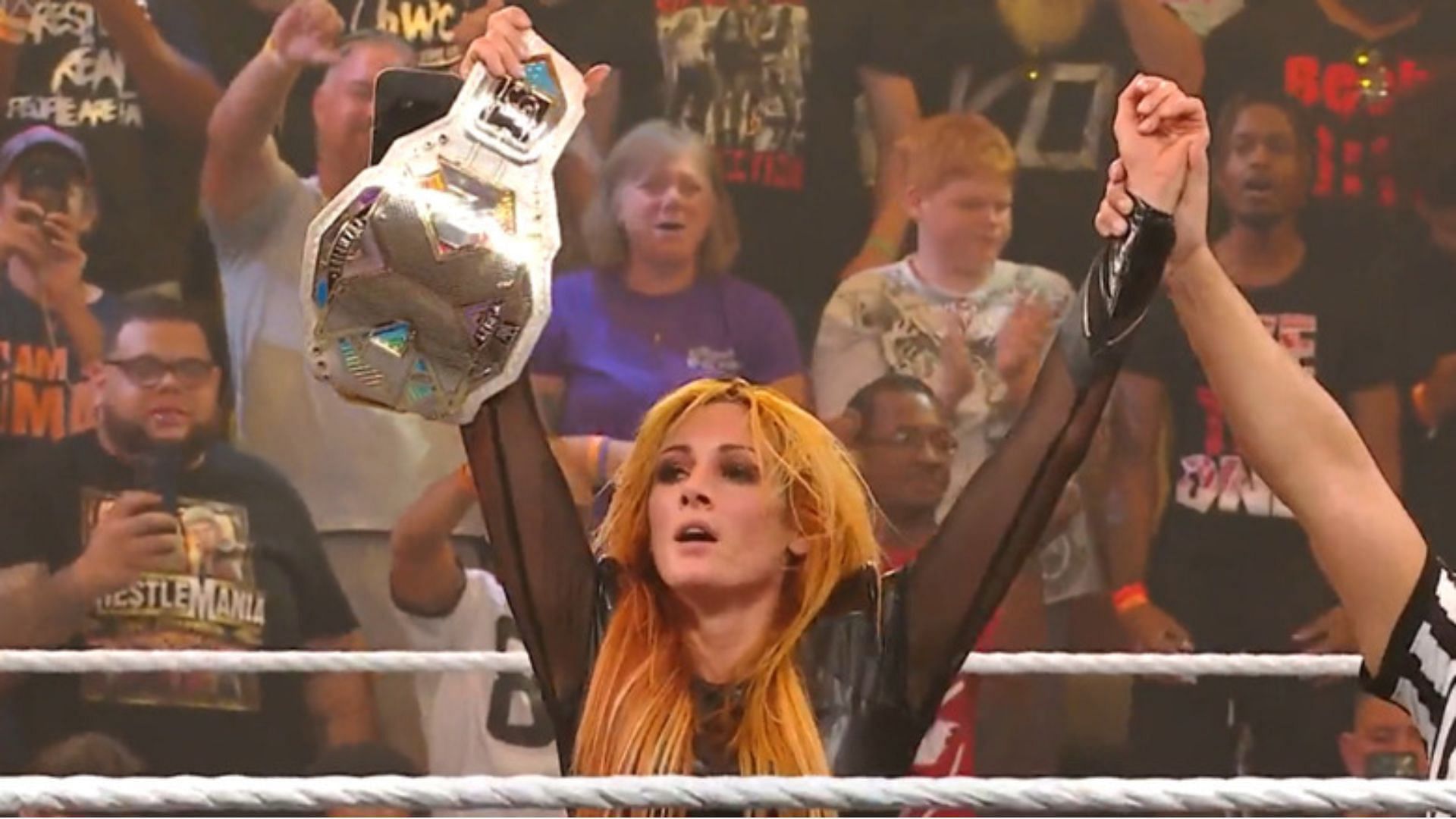 Becky Lynch won the NXT title on Tuesday.