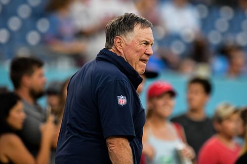 Bill Belichick at New England Patriots v Tennessee Titans