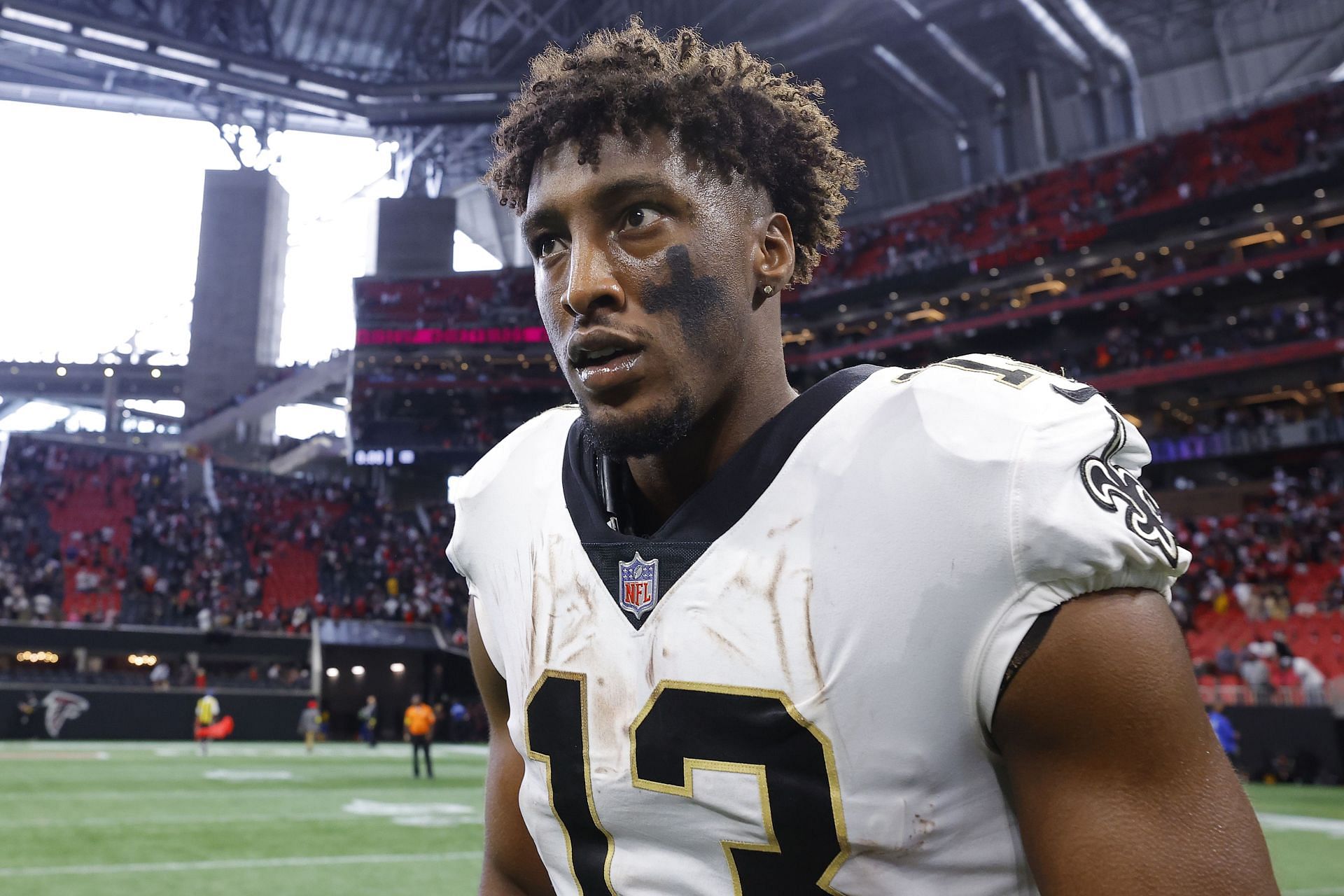 New Orleans Saints wide receiver Michael Thomas (13) during the NFL  football game between the New Orleans Saints and the Carolina Panthers on  Sunday September 24, 2017 in Charlotte, NC. Jacob Kupferman/CSM