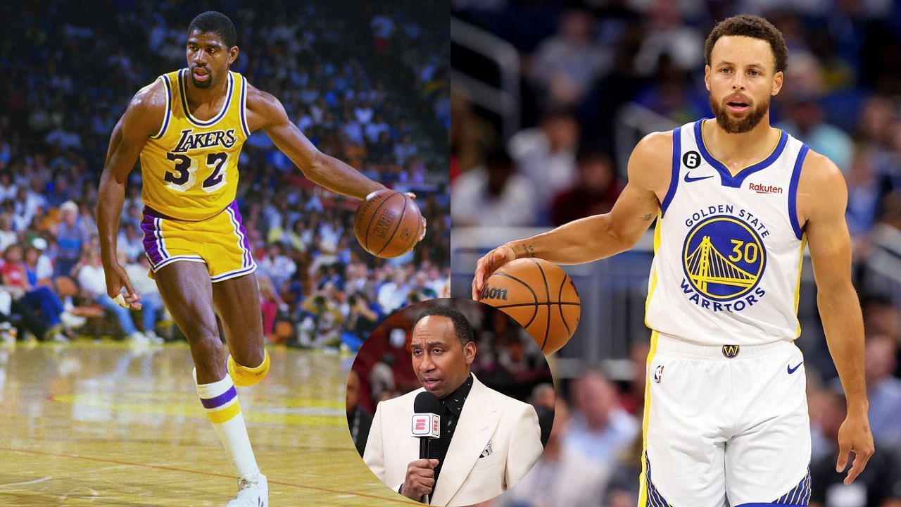 Stephen A. Smith clarifies his comments about Steph Curry being the greatest point guard of all time versus Magic Johnson.