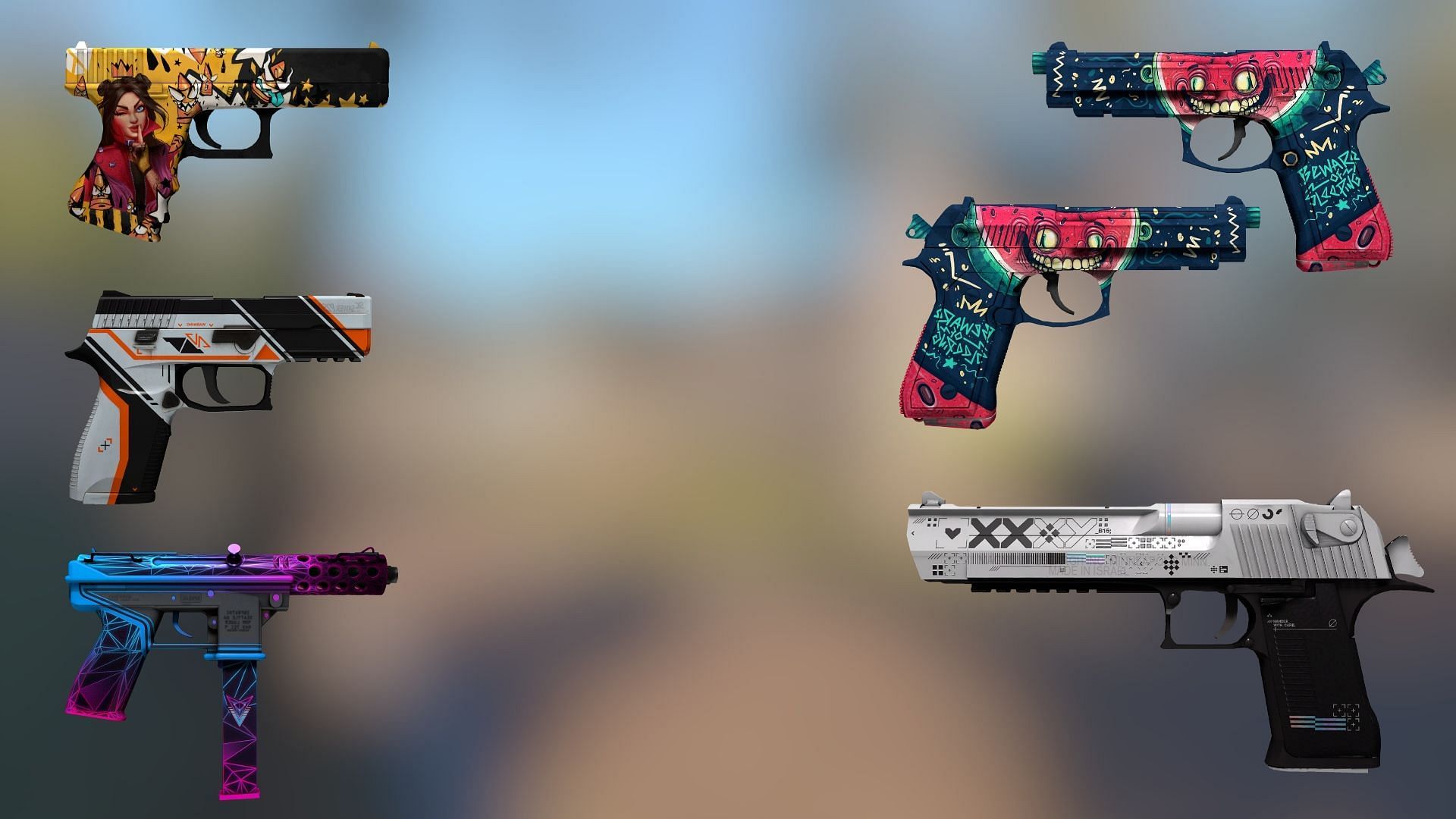 Pistol loadout in CS2 (Image via Valve)