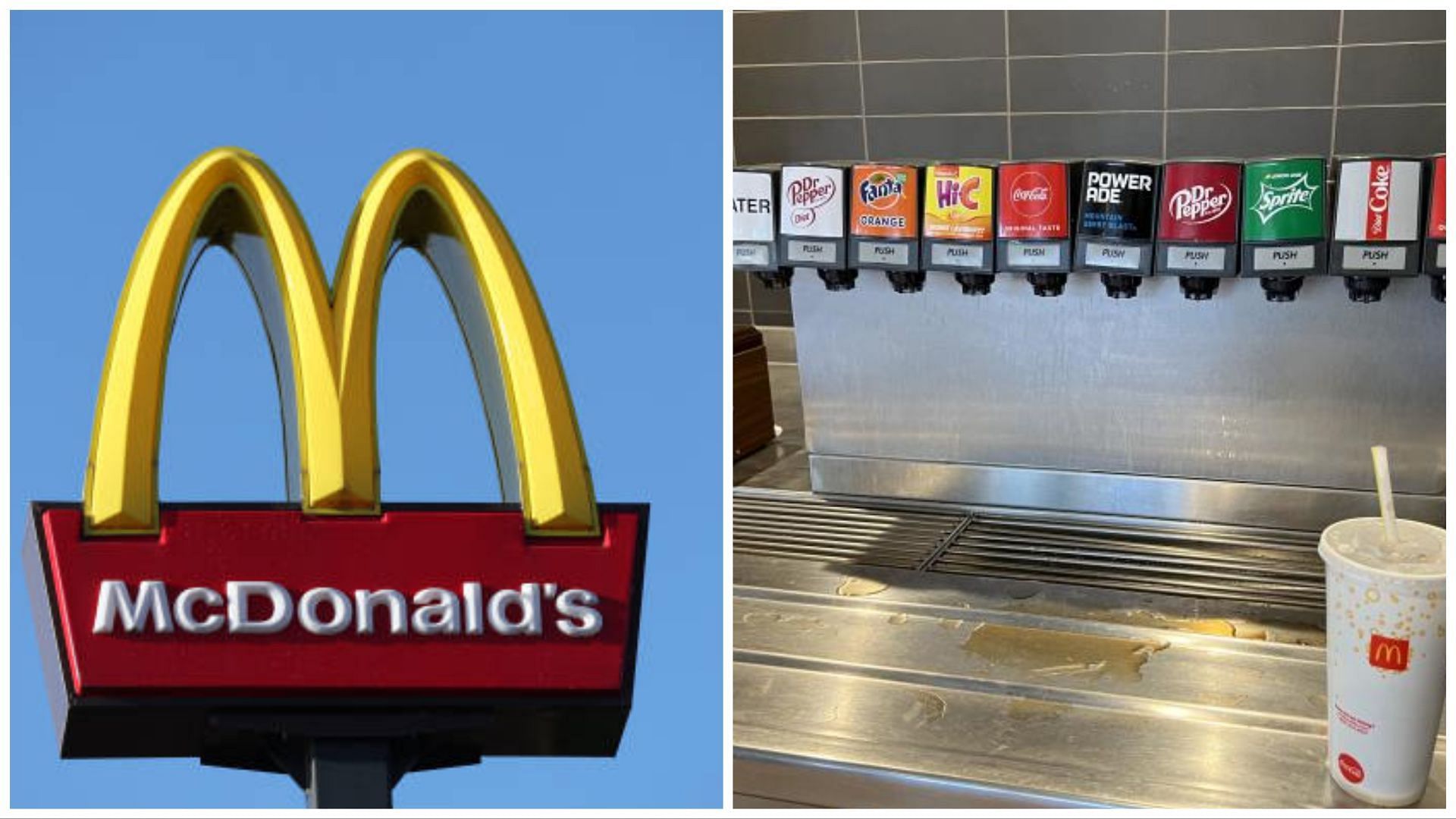 McDonald's is getting rid of self-serve soda machines