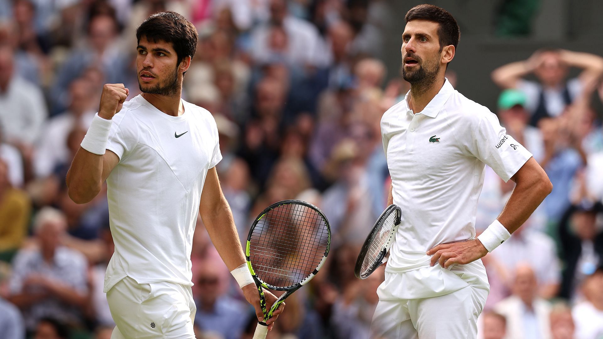 Carlos Alcaraz and Novak Djokovic through to the US Open SF