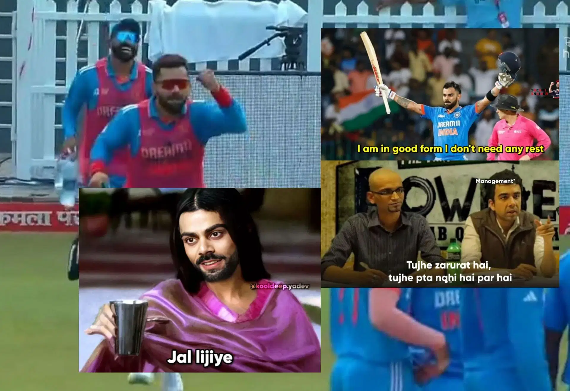 Fans react after Virat Kohli was rested for Friday