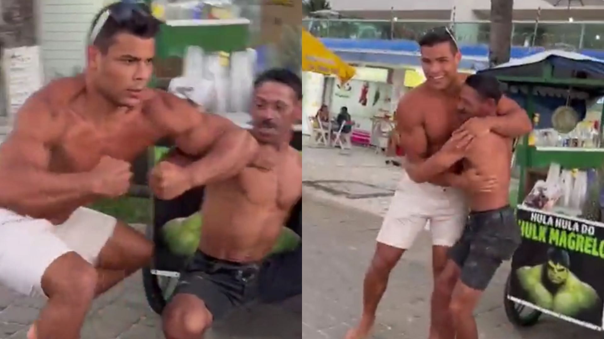 Paulo Costa [Images courtesy of @BorrachinhaMMA on X]