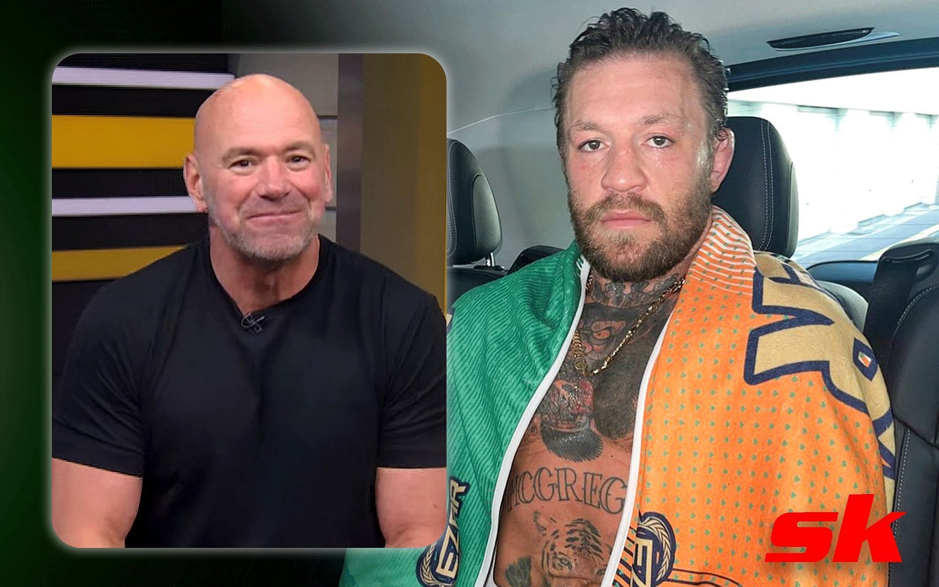 Dana White and Conor McGregor [Image credits: @danawhite on Instagram and @thenotoriousmma on Instagram]