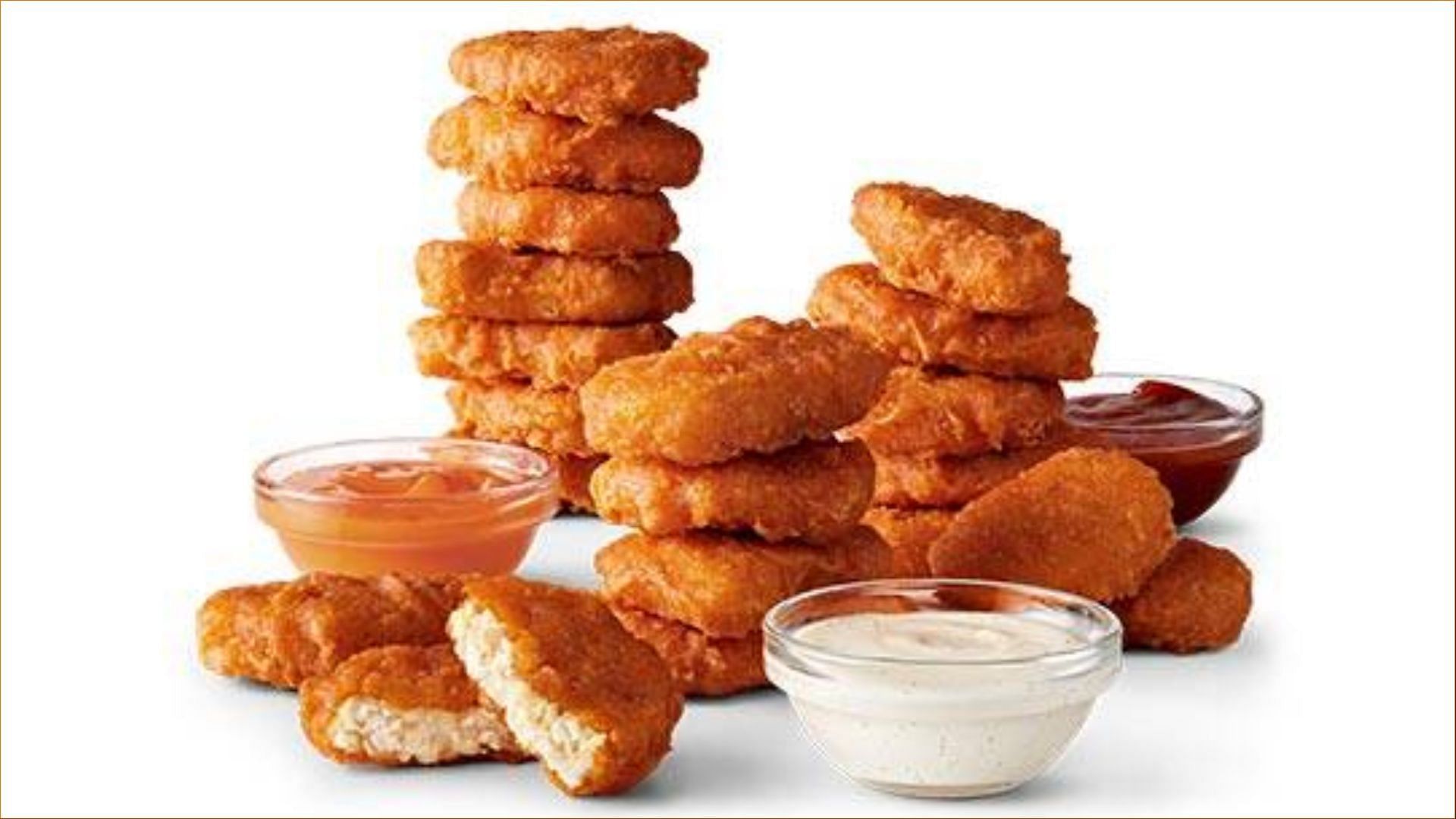 The Spicy Chicken McNuggets return to the McD menu as a super saver deal (Image via McDonald&rsquo;s)