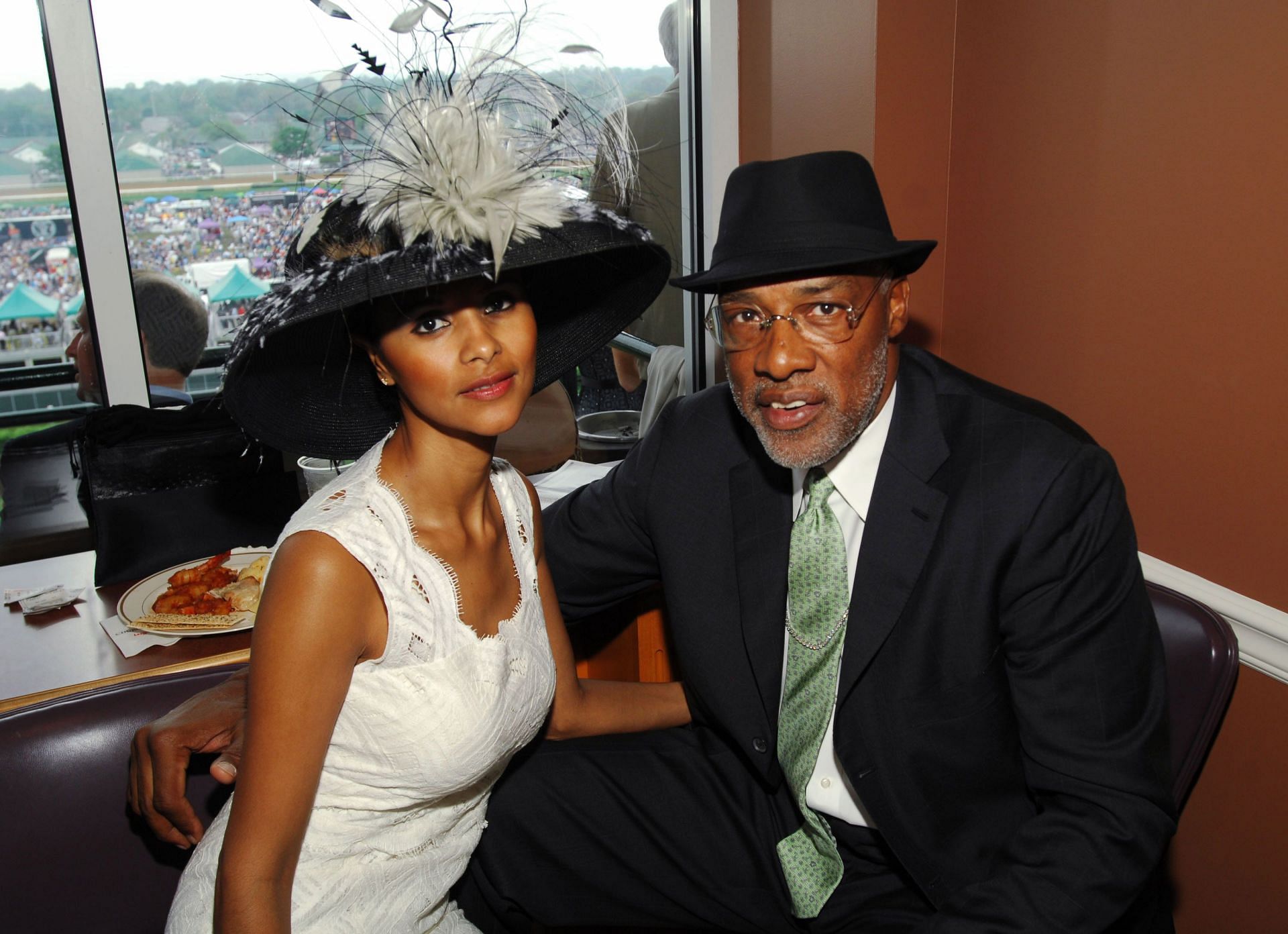 Dorys and Julius Erving at the 2007 The Kentucky Derby