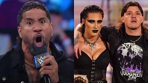 Dominik Mysterio takes a shot at Jey Uso after he posts an interesting edited photo with Rhea Ripley