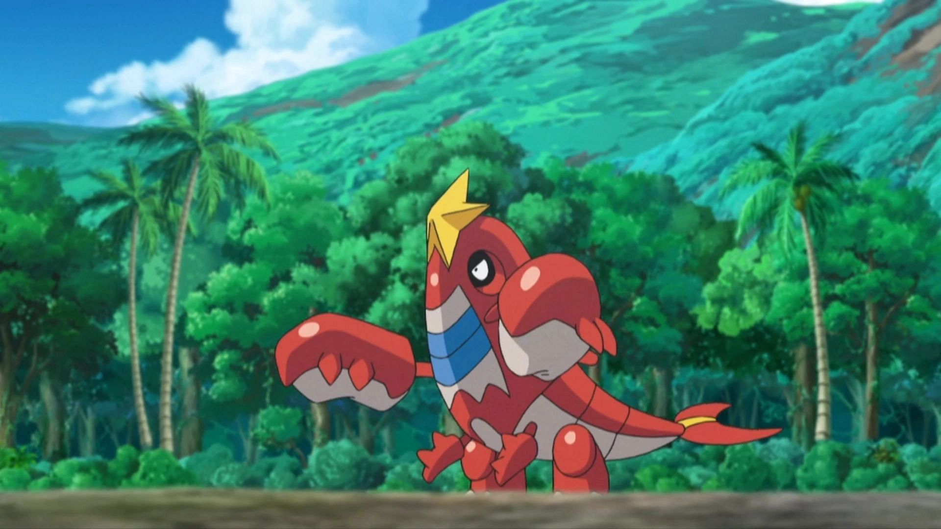 Crawdaunt as seen in the anime (Image via The Pokemon Company)