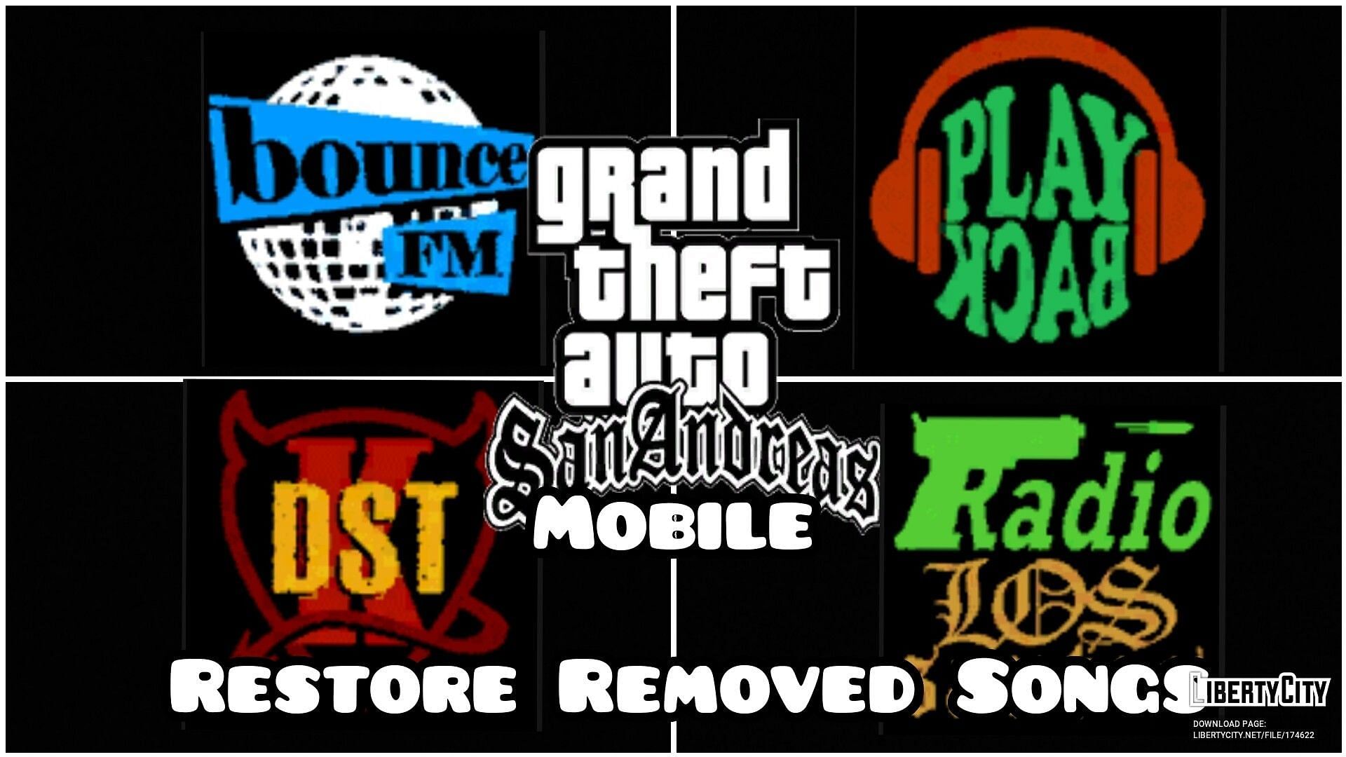 Files for GTA San Andreas (iOS, Android): cars, mods, skins