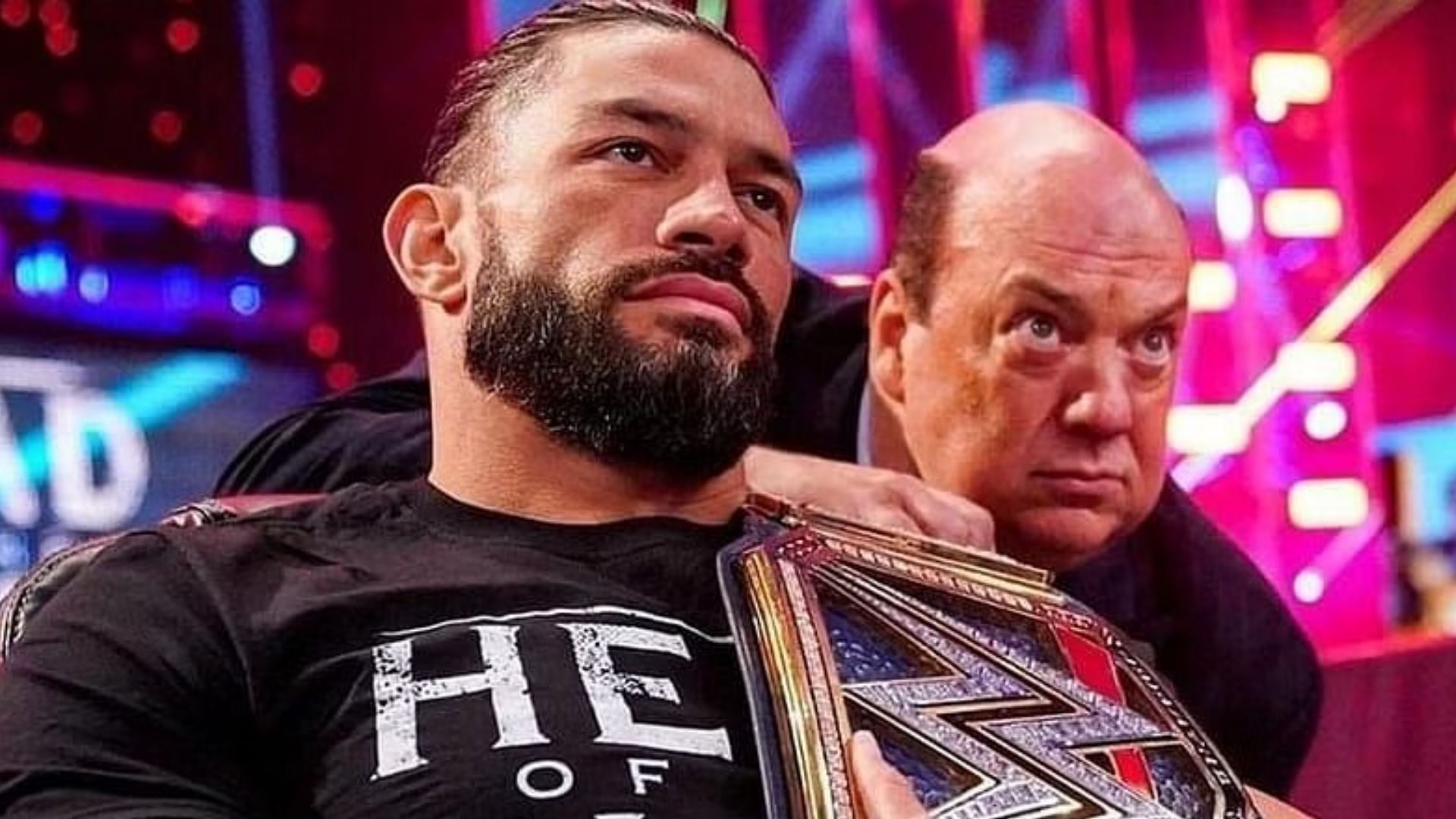 Roman Reigns and the Wiseman Paul Heyman