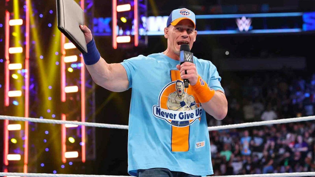 John Cena showed up late on SmackDown