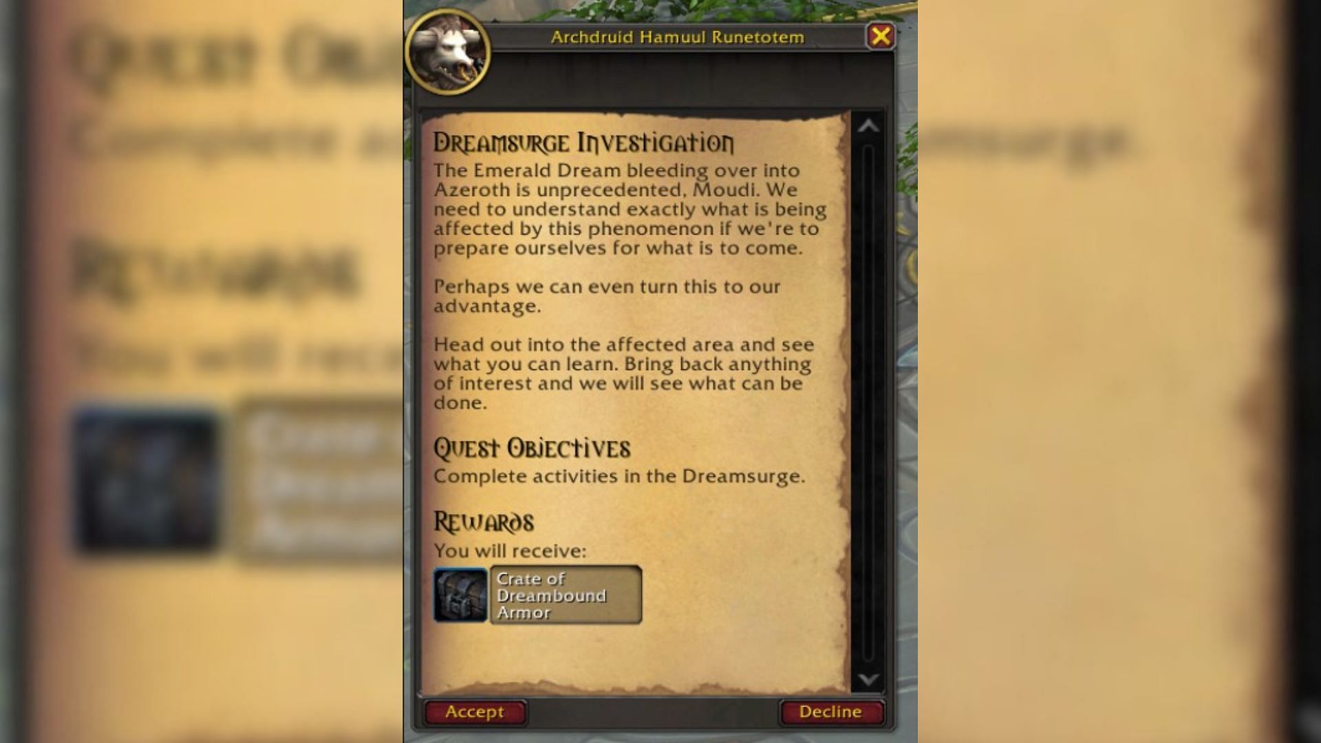 Rewards you will unlock upon completing the event in WoW (Image via Blizzard)