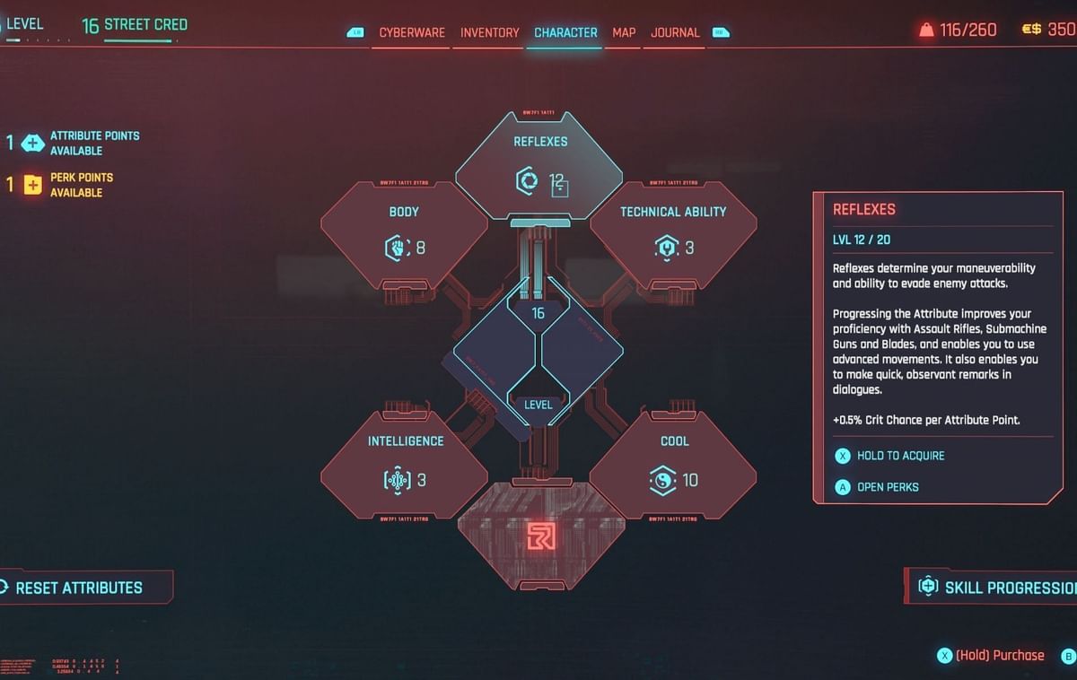 Cyberpunk 2077 Phantom Liberty 2.0 guide How to reset attributes