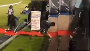 [Watch] A disappointed Litton Das destroys his bat after dismissal in BAN vs NZ 2nd ODI