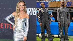Brittany Mahomes freaked out by swarm of robots at Chargers’ SoFi Stadium - “Hell nahhhh”