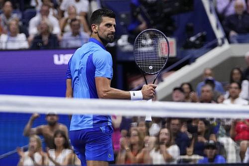 Novak Djokovic at the US Open 2023