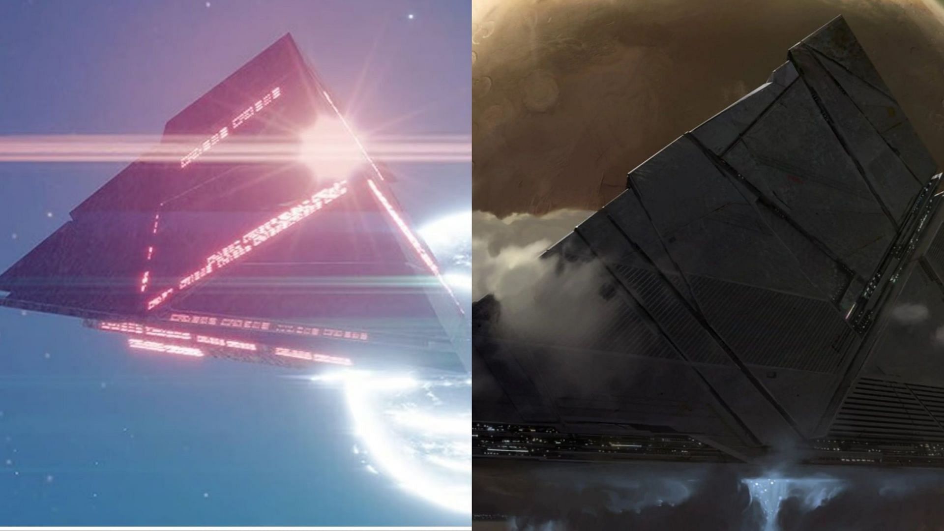 Void Crew on the left and Destiny 2 on the right 